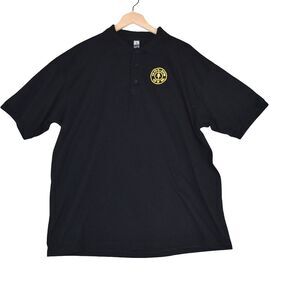 Gold's Gym Staff Personal Trainer Fitness Polo shirt sport bodybuilding XL